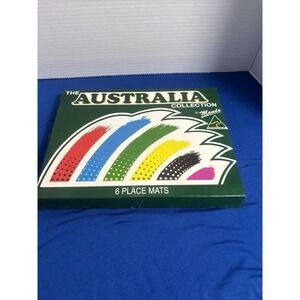 Australia Landmarks Cork backed 6 Piece COASTER SET made in Australia by MONDO